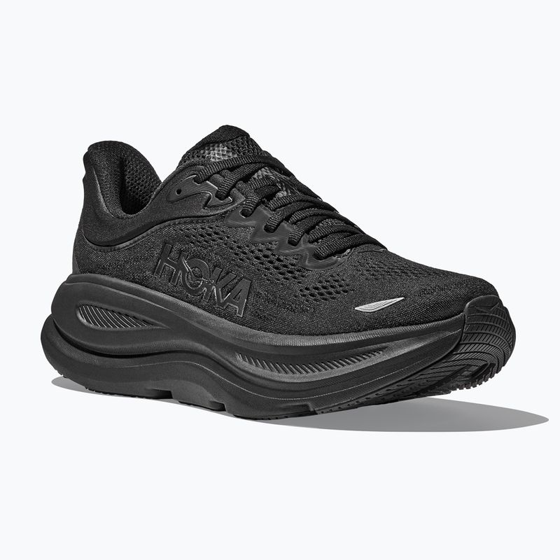 Кросівки для бігу жіночі HOKA Bondi 9 Wide black/black