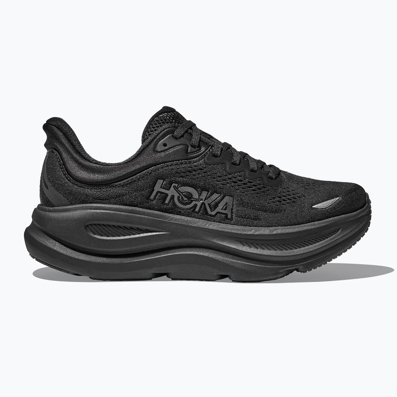 Кросівки для бігу жіночі HOKA Bondi 9 Wide black/black 2