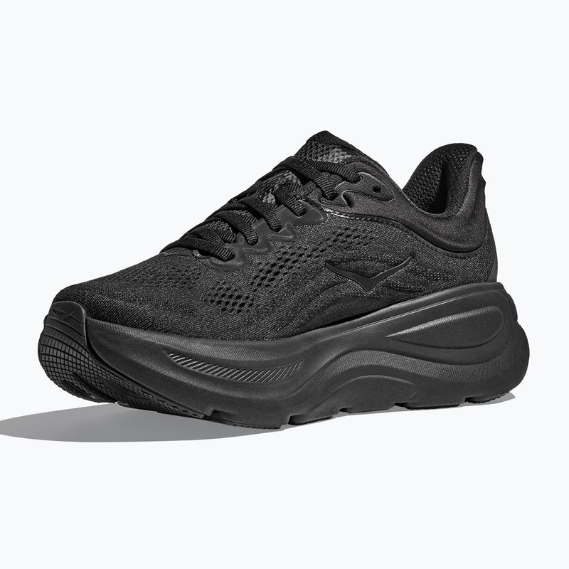 Кросівки для бігу жіночі HOKA Bondi 9 Wide black/black 4