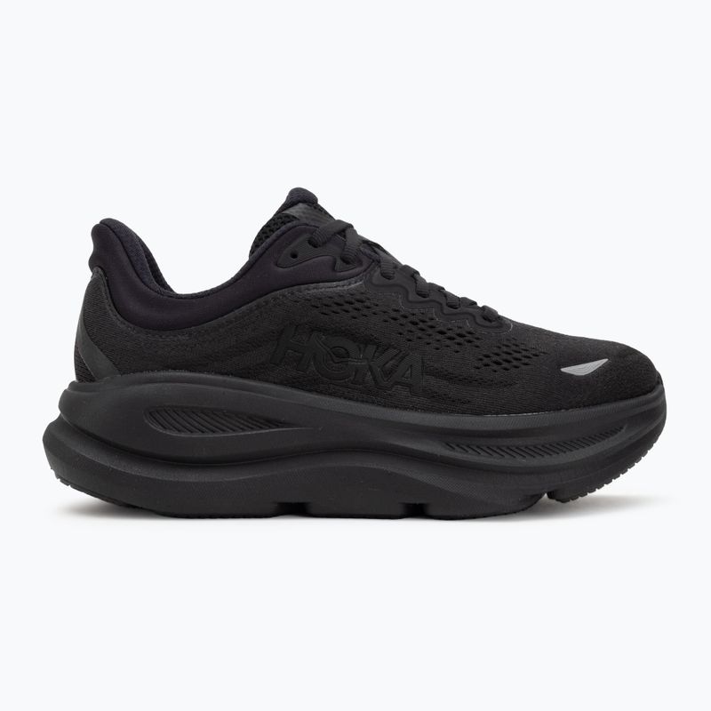 Кросівки для бігу жіночі HOKA Bondi 9 Wide black/black 2