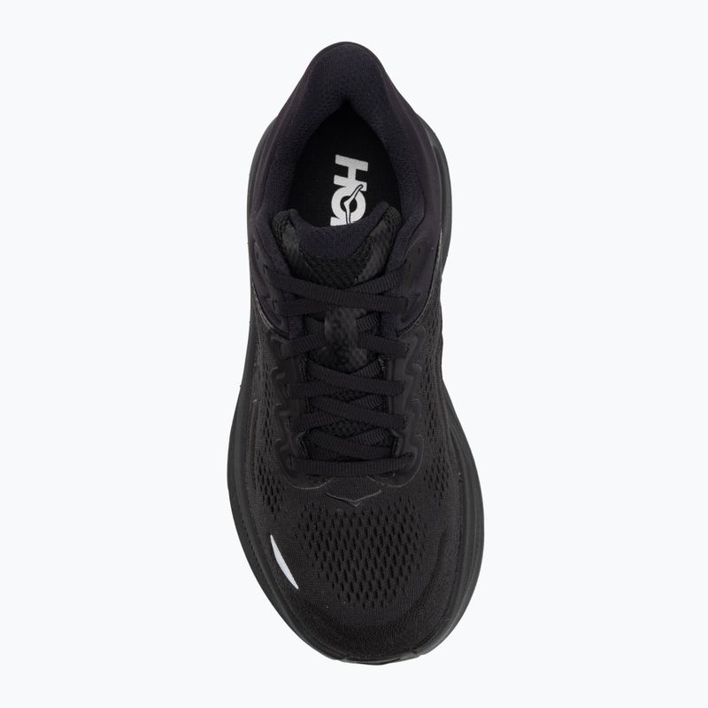 Кросівки для бігу жіночі HOKA Bondi 9 Wide black/black 5