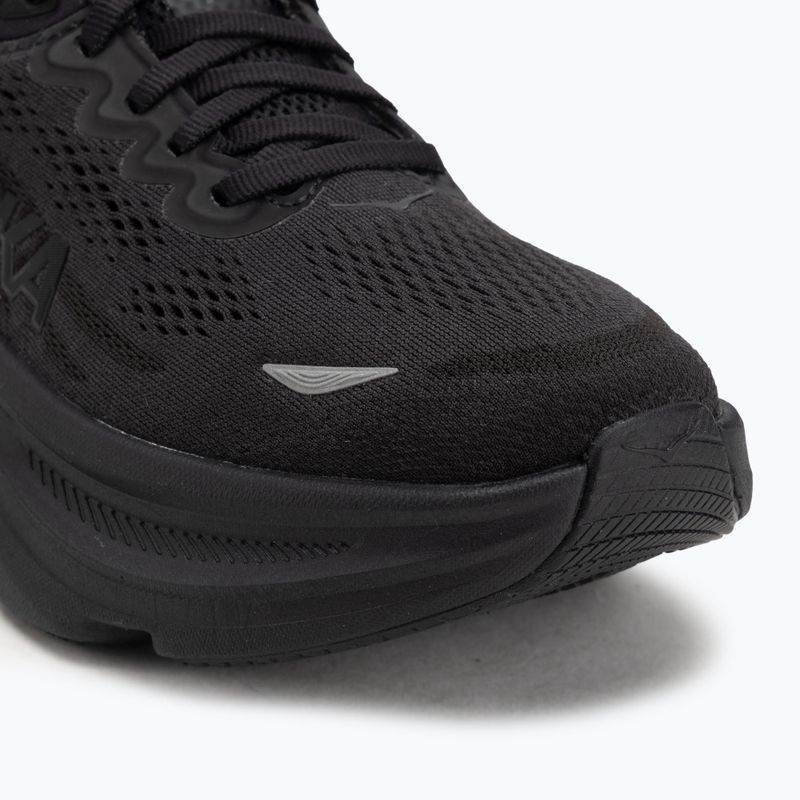 Кросівки для бігу жіночі HOKA Bondi 9 Wide black/black 7