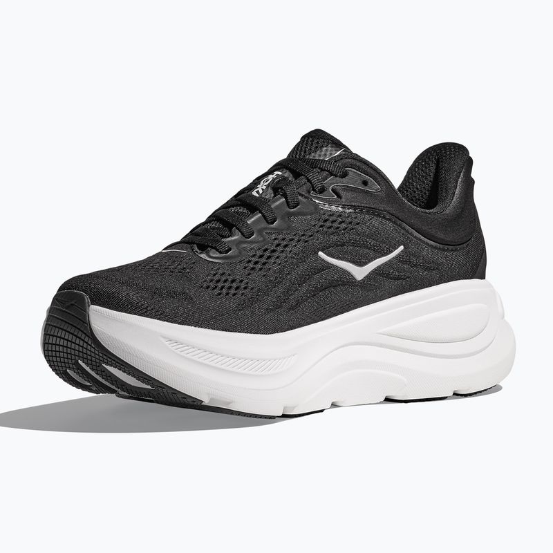 Кросівки для бігу жіночі HOKA Bondi 9 Wide black/white 4