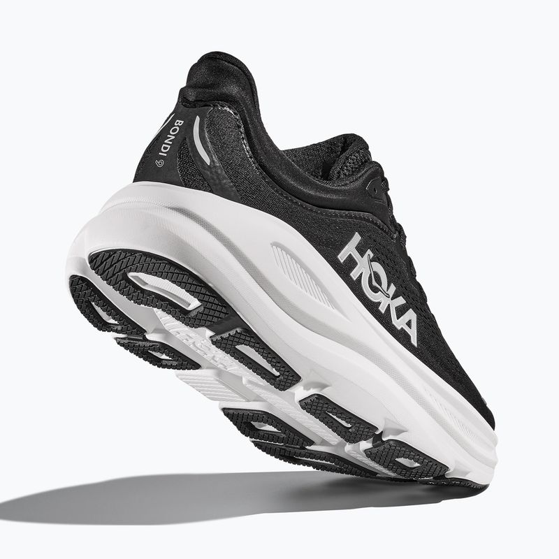 Кросівки для бігу жіночі HOKA Bondi 9 Wide black/white 5