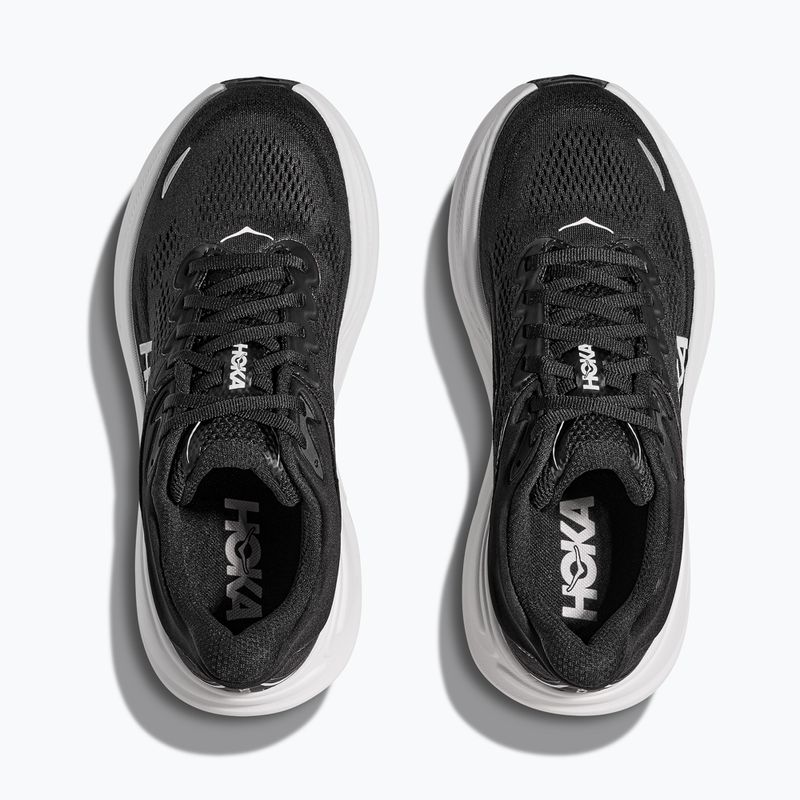 Кросівки для бігу жіночі HOKA Bondi 9 Wide black/white 8