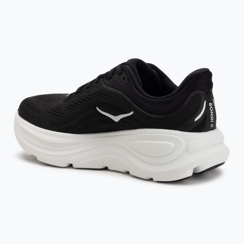 Кросівки для бігу жіночі HOKA Bondi 9 Wide black/white 3