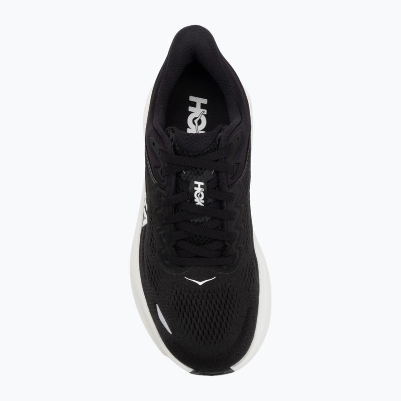 Кросівки для бігу жіночі HOKA Bondi 9 Wide black/white 5