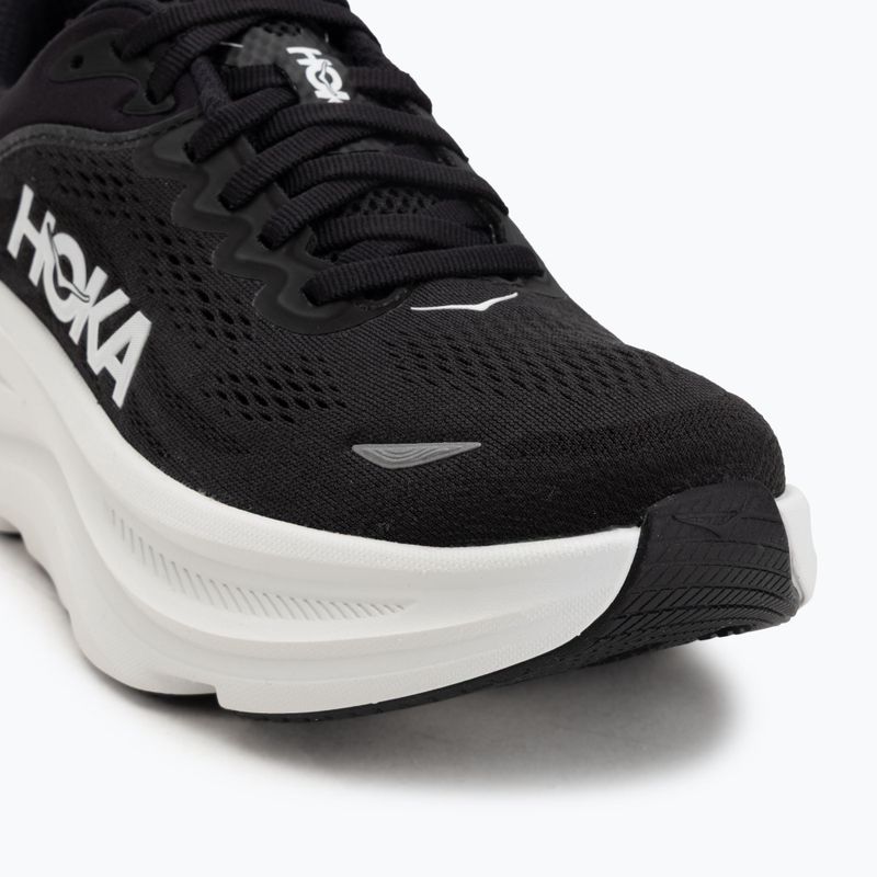 Кросівки для бігу жіночі HOKA Bondi 9 Wide black/white 7
