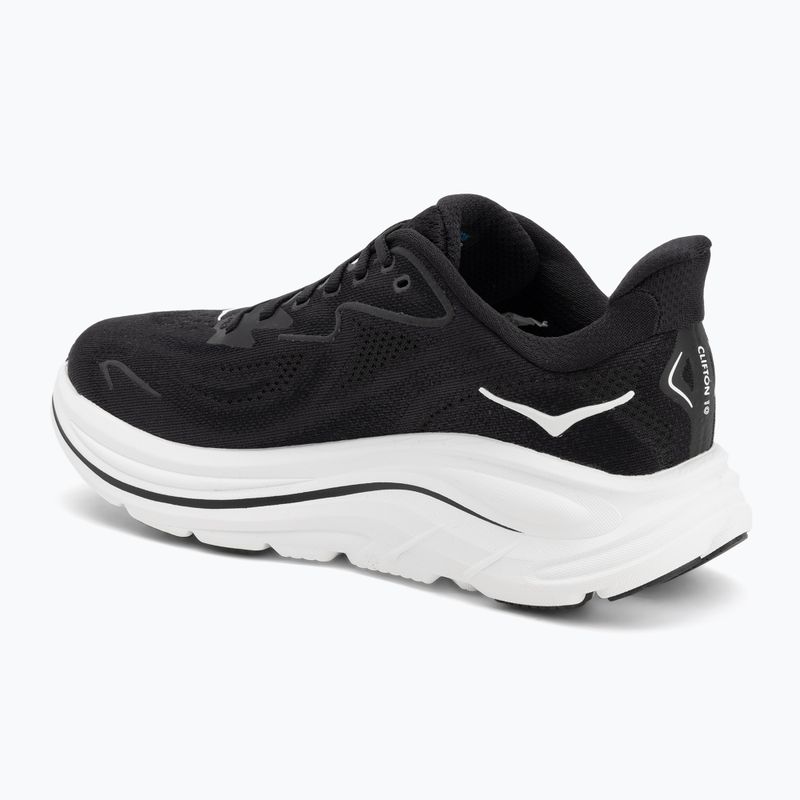 Кросівки для бігу чоловічі HOKA Clifton 10 black/white 3