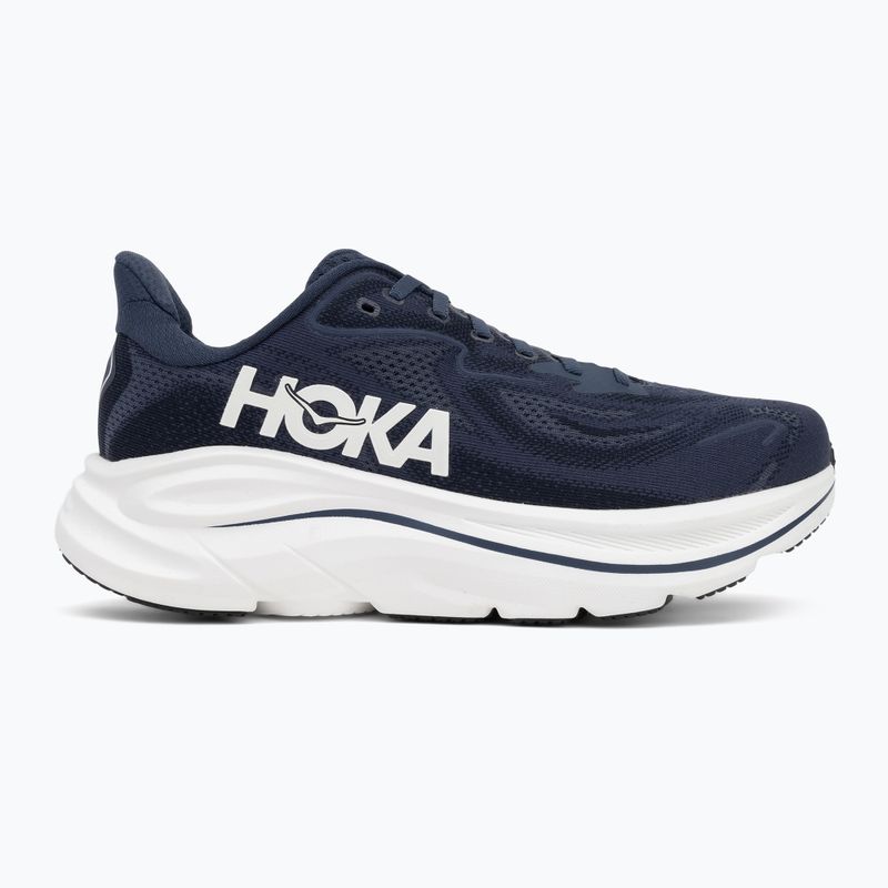 Кросівки для бігу чоловічі HOKA Clifton 10 navy/white 2