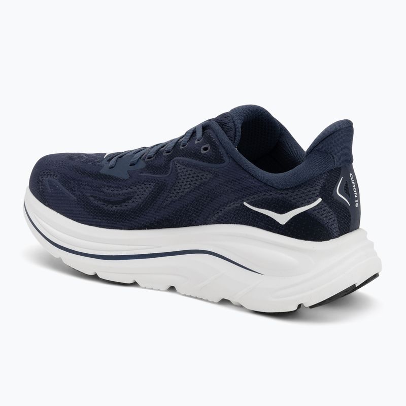 Кросівки для бігу чоловічі HOKA Clifton 10 navy/white 3