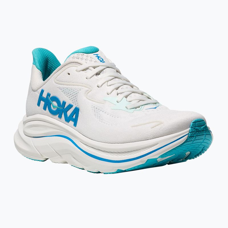 Кросівки для бігу чоловічі HOKA Clifton 10 white/skyward blue 8