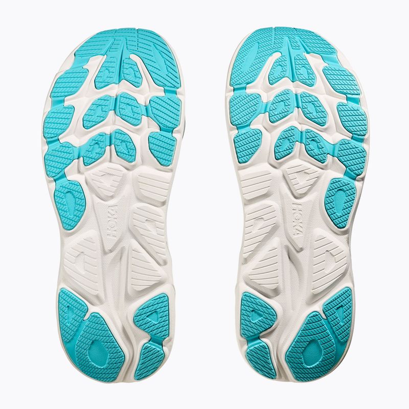Кросівки для бігу чоловічі HOKA Clifton 10 white/skyward blue 14