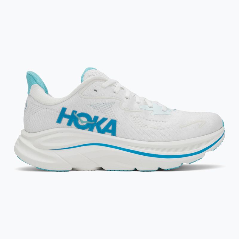 Кросівки для бігу чоловічі HOKA Clifton 10 white/skyward blue 2