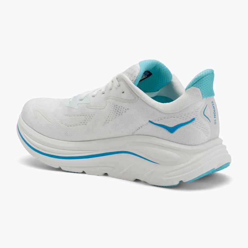 Кросівки для бігу чоловічі HOKA Clifton 10 white/skyward blue 3