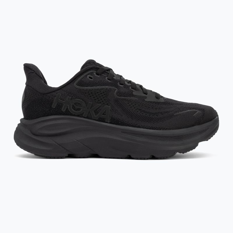 Кросівки для бігу жіночі HOKA Clifton 10 black/black 2