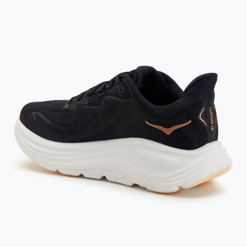 Кросівки для бігу жіночі HOKA Clifton 10 black/rose gold 3