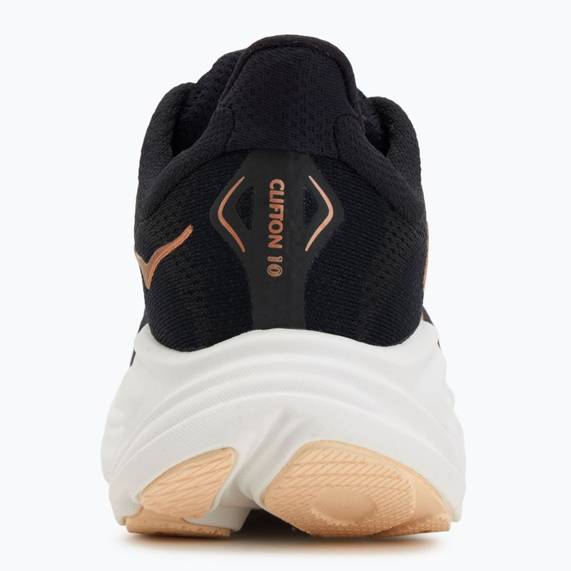 Кросівки для бігу жіночі HOKA Clifton 10 black/rose gold 6