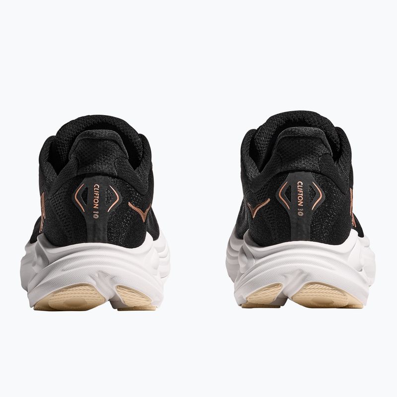 Кросівки для бігу жіночі HOKA Clifton 10 black/rose gold 10