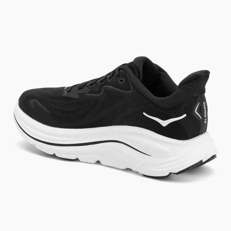 Кросівки для бігу жіночі HOKA Clifton 10 black/white 3
