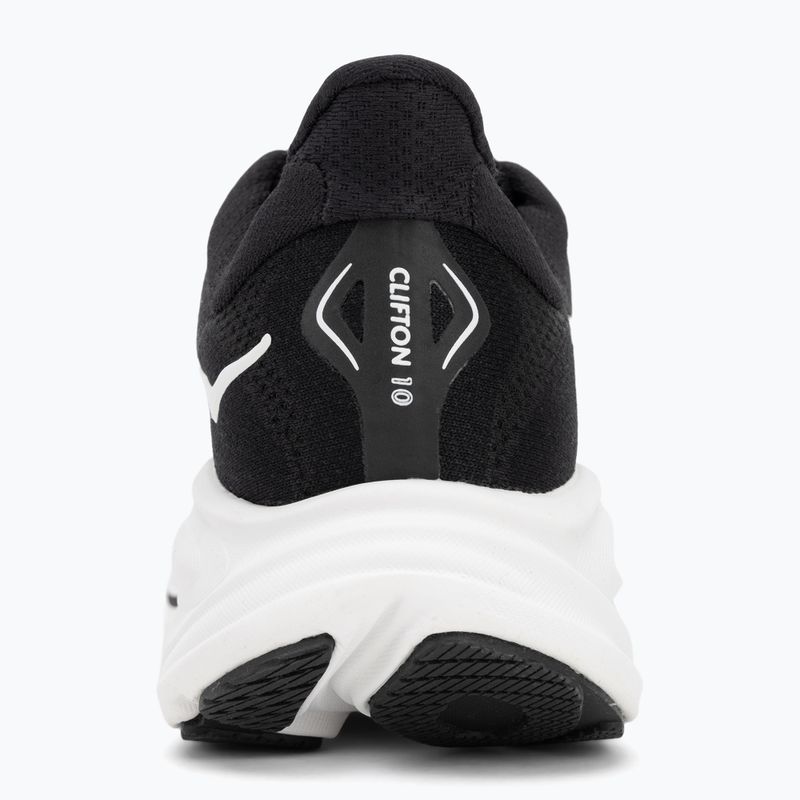 Кросівки для бігу жіночі HOKA Clifton 10 black/white 6