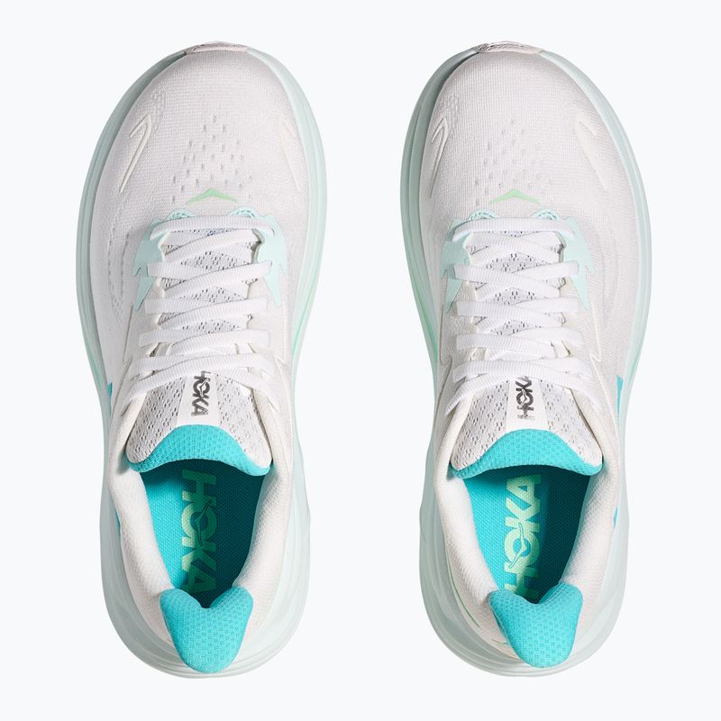 Кросівки для бігу жіночі HOKA Clifton 10 white/cielo blue 5