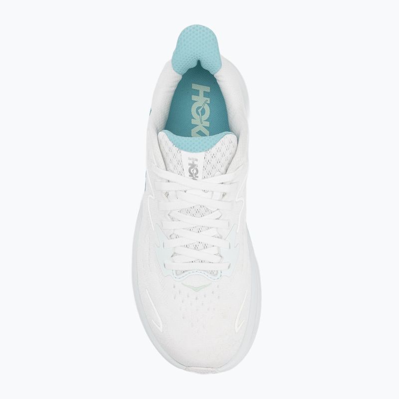 Кросівки для бігу жіночі HOKA Clifton 10 white/cielo blue 5