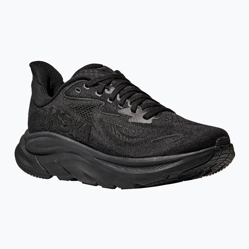 Кросівки для бігу чоловічі HOKA Clifton 10 Wide black/black