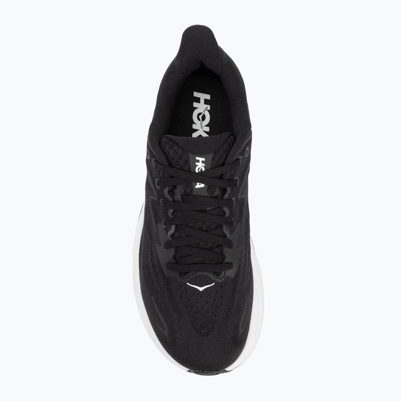 Кросівки для бігу чоловічі HOKA Clifton 10 Wide black/white 5