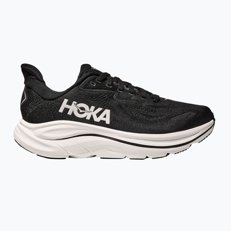 Кросівки для бігу чоловічі HOKA Clifton 10 Wide black/white 2