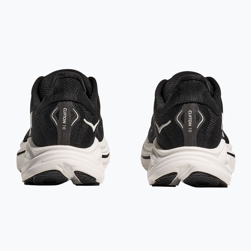 Кросівки для бігу чоловічі HOKA Clifton 10 Wide black/white 4