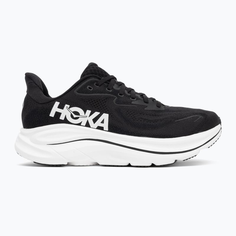 Кросівки для бігу жіночі HOKA Clifton 10 Wide black/white 2