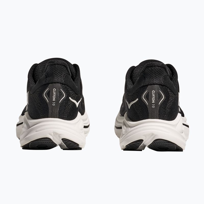 Кросівки для бігу жіночі HOKA Clifton 10 Wide black/white 4