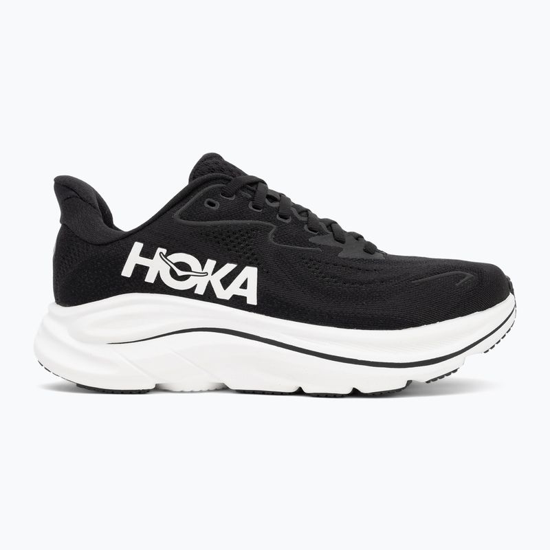 Кросівки для бігу жіночі HOKA Clifton 10 Wide black/white 2