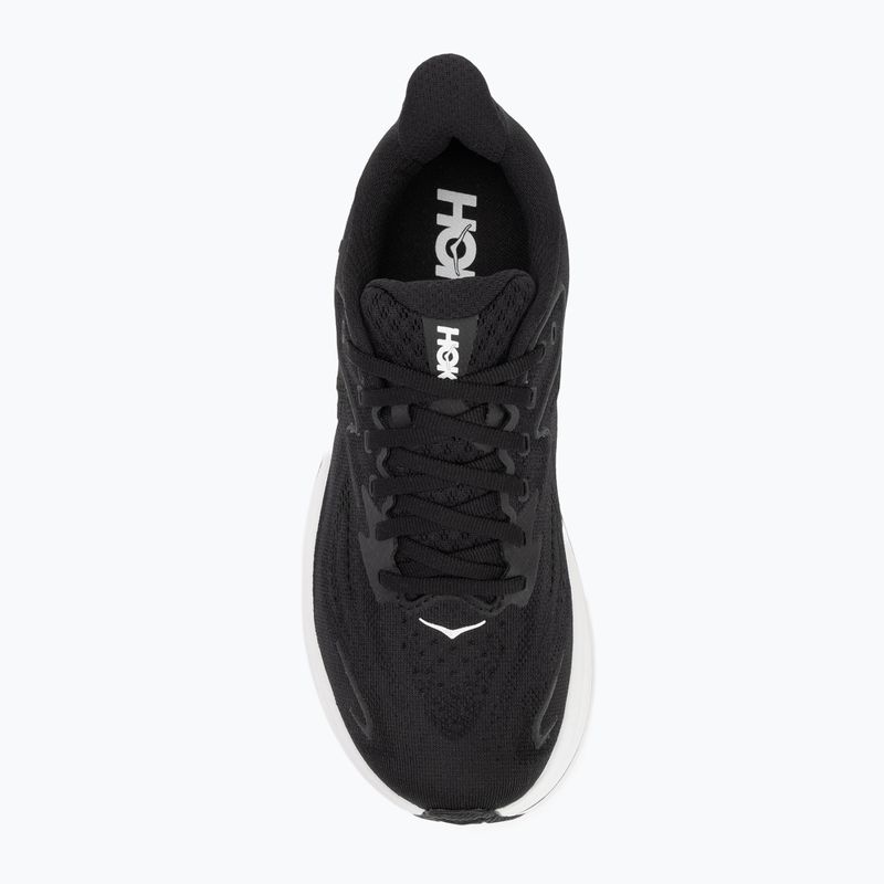 Кросівки для бігу жіночі HOKA Clifton 10 Wide black/white 5