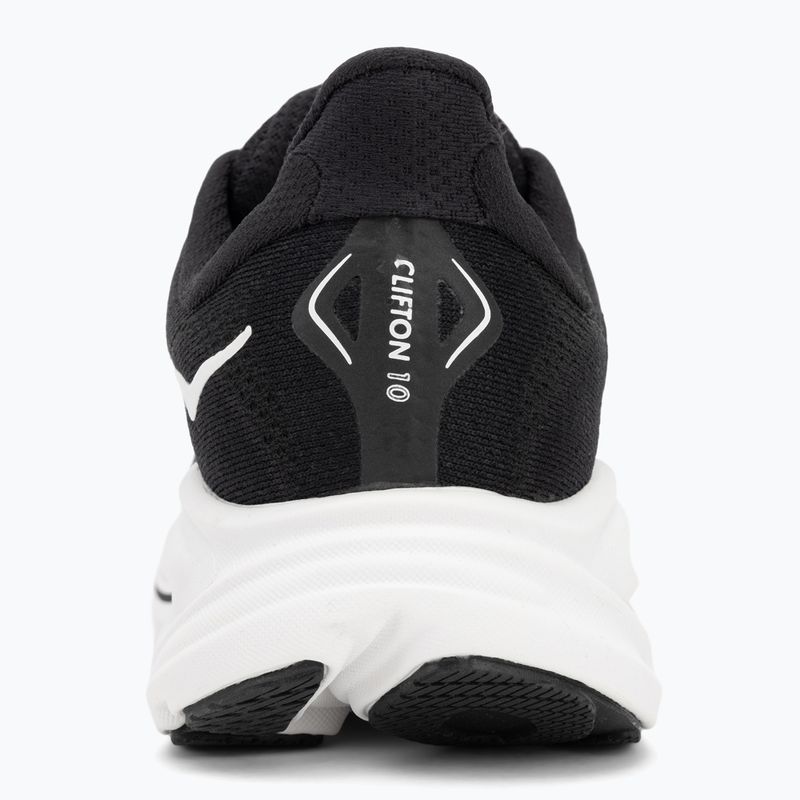 Кросівки для бігу жіночі HOKA Clifton 10 Wide black/white 6