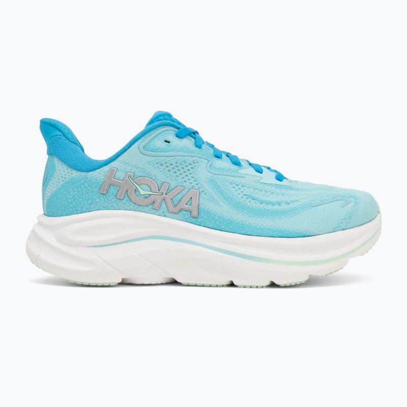 Кросівки для бігу жіночі HOKA Clifton 10 Wide skyward blue/cielo blue 2