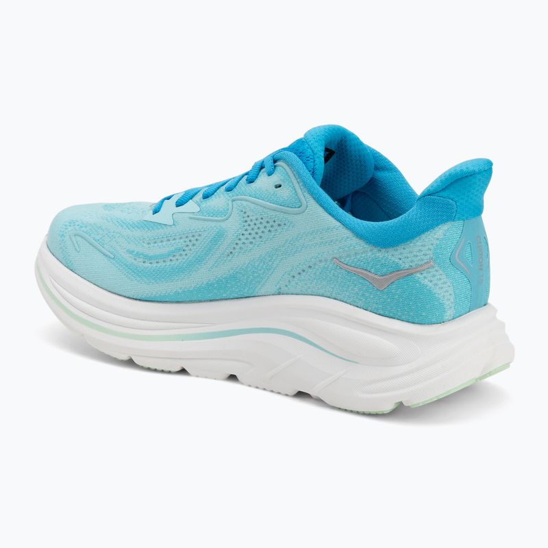 Кросівки для бігу жіночі HOKA Clifton 10 Wide skyward blue/cielo blue 3