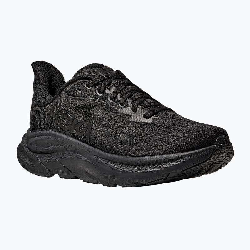 Кросівки для бігу чоловічі HOKA Clifton 10 X-Wide black/black 8