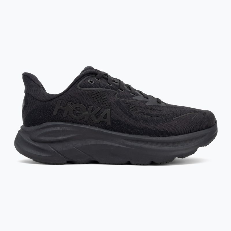Кросівки для бігу чоловічі HOKA Clifton 10 X-Wide black/black 2