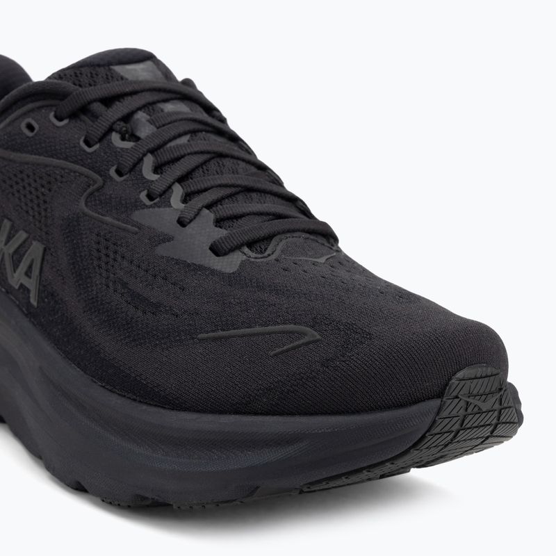 Кросівки для бігу чоловічі HOKA Clifton 10 X-Wide black/black 7