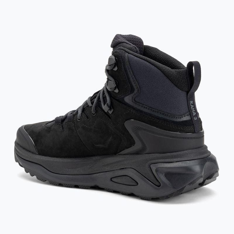 Чоловічі туристичні черевики HOKA Kaha 3 GTX чорний/чорний 3
