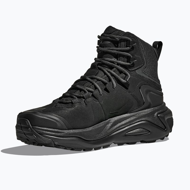 Чоловічі туристичні черевики HOKA Kaha 3 GTX чорний/чорний 4