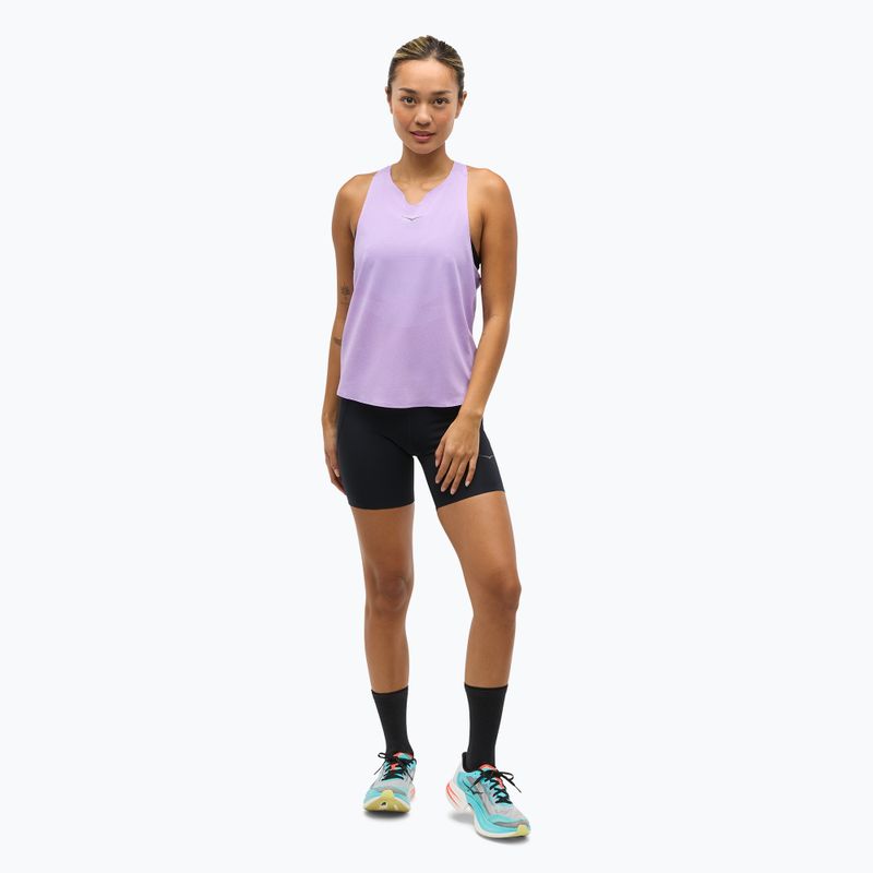 Жіноча бігова сорочка HOKA Race Day Singlet aster квітка бігова сорочка 2