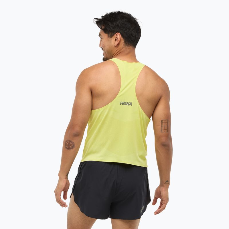 Чоловіча бігова сорочка HOKA Race Singlet hoka citrus 3