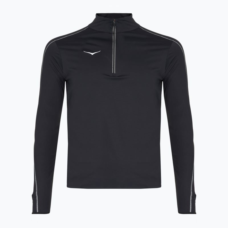 Чоловічий біговий світшот HOKA GlideTech Quarter Zip чорний