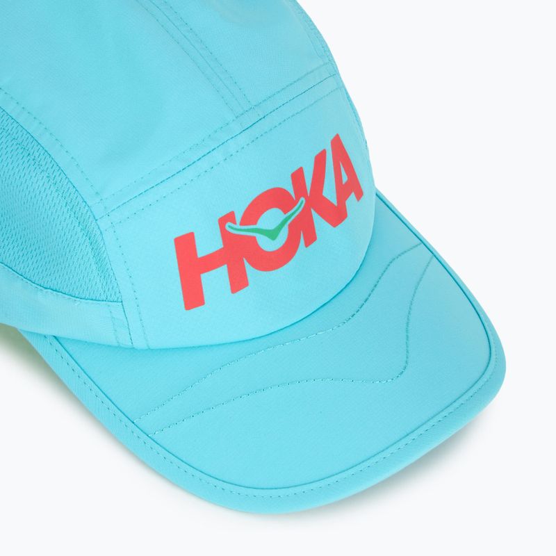 Бейсболка HOKA Run cielo синя 3