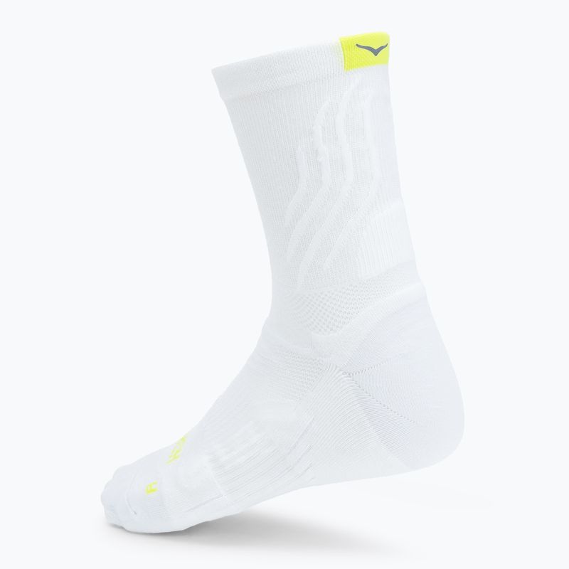 Шкарпетки HOKA Bondi Quarter Run білі 2