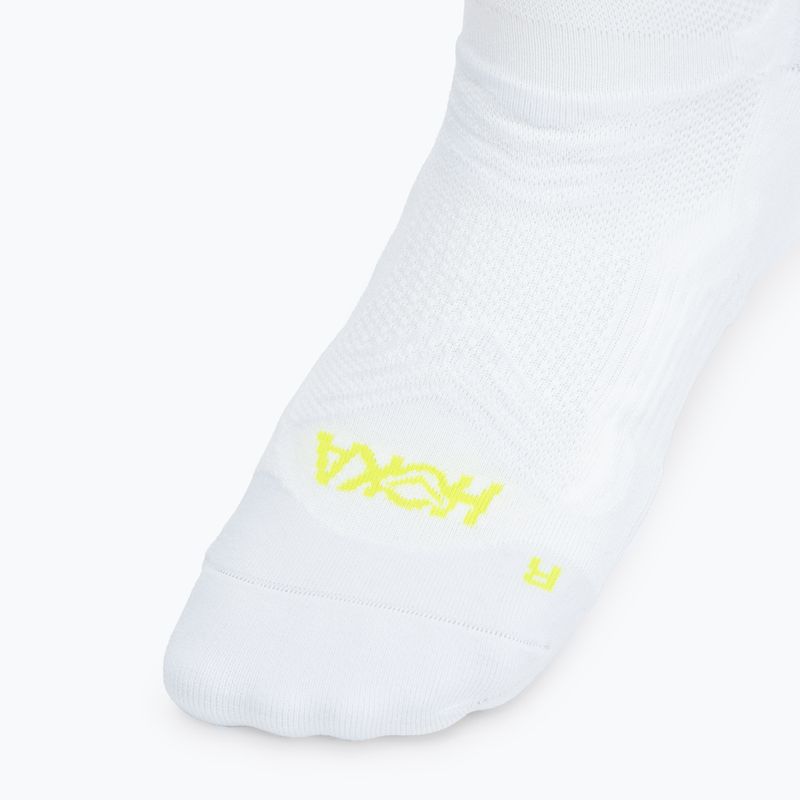 Шкарпетки HOKA Bondi Quarter Run білі 3