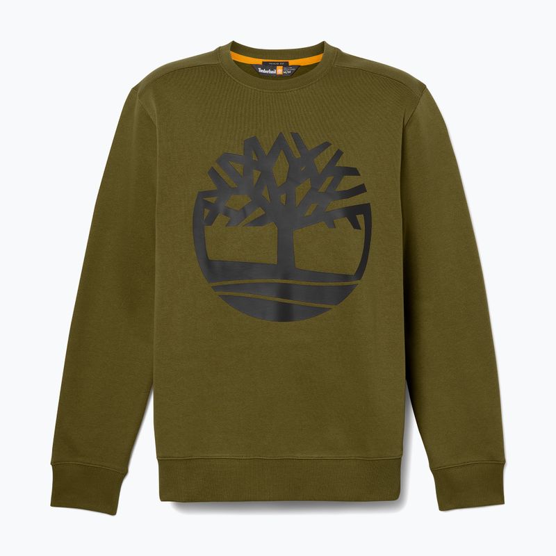 Чоловічий світшот Timberland Tree Logo Crew Neck темно-оливковий 5